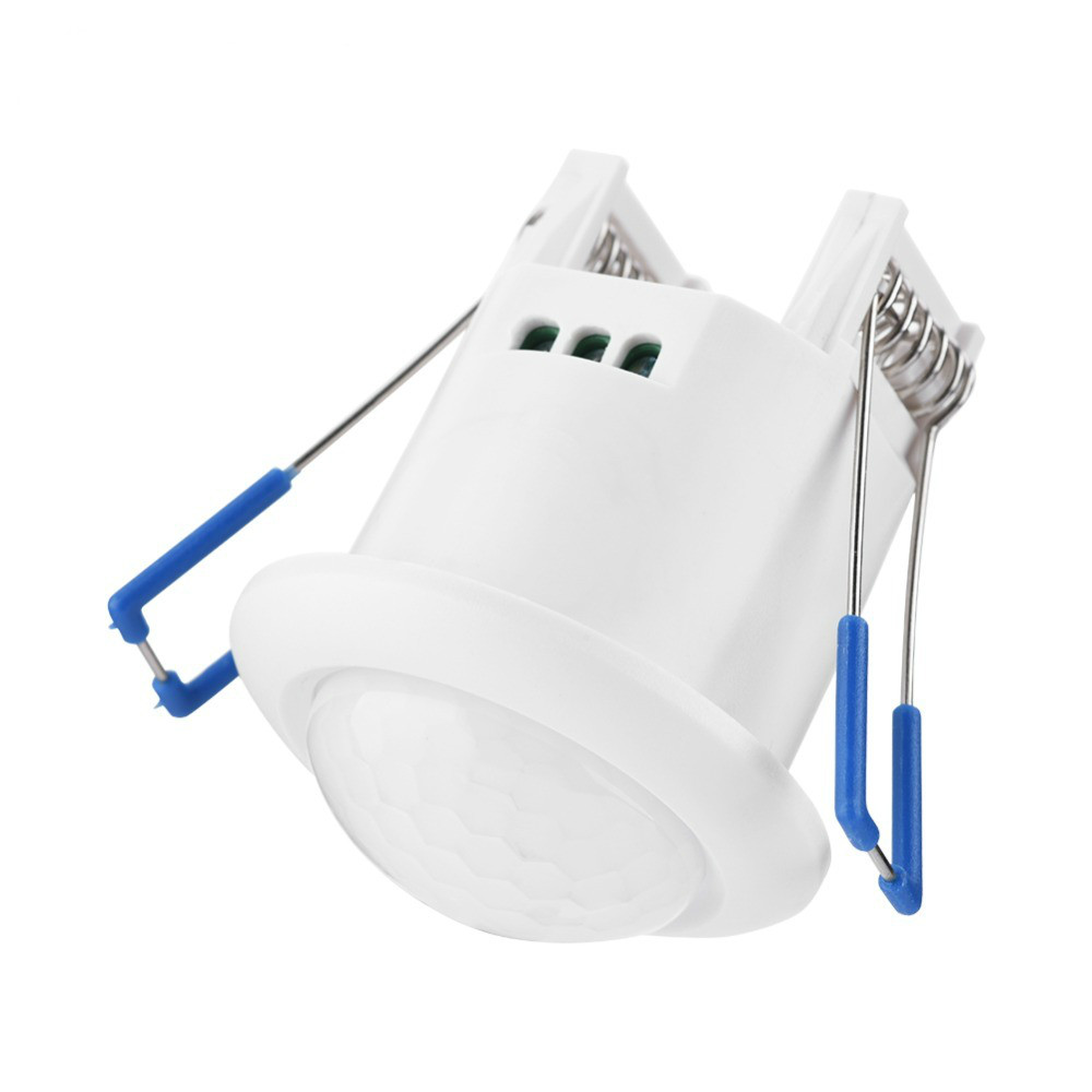 Mini Infrared Motion Sensor Switch 360 Degree PIR Detection Recessed Ceiling Occupancy Motion Sensor Detector Lamp Light Switch