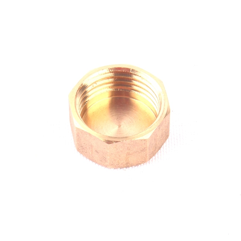 4 stuks 1/2 Inch Messing End Cap Binnendraad Messing Slang Plug Groene Duim Sanitair Fittings