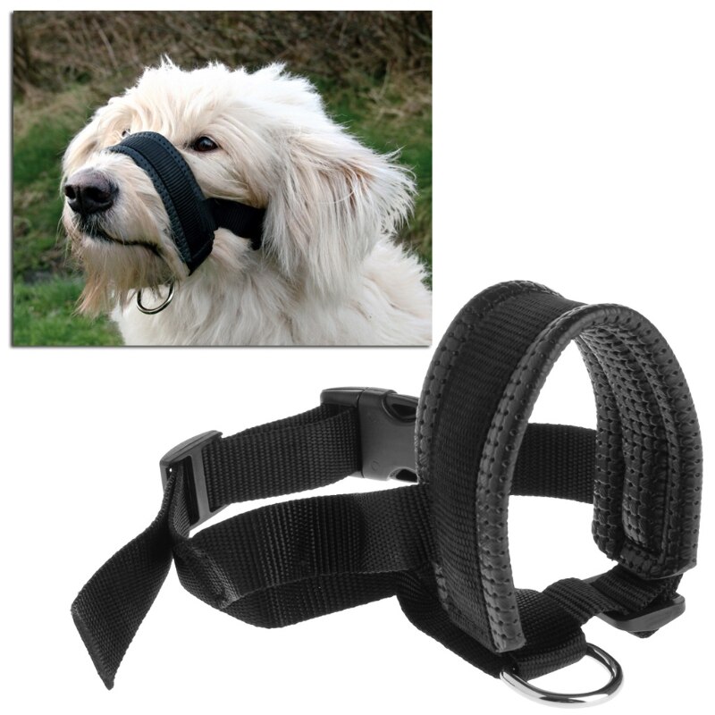 Pet Dog Padded Head Collar Gentle Halter Leash Leader Stop Pulling Training Tool