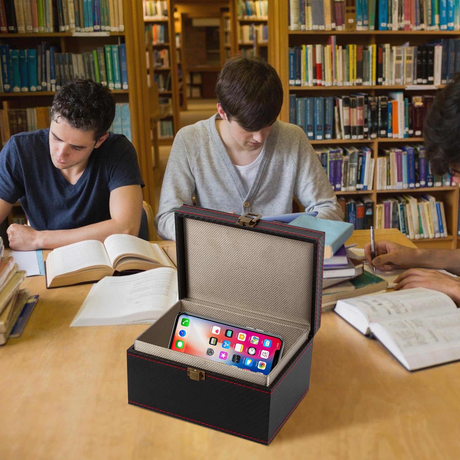 Keyless Signal Blocker Mobile Phone & Car Key Fob Faraday Box Anti-Theft Radiation-proof Safety Auto Storage Container