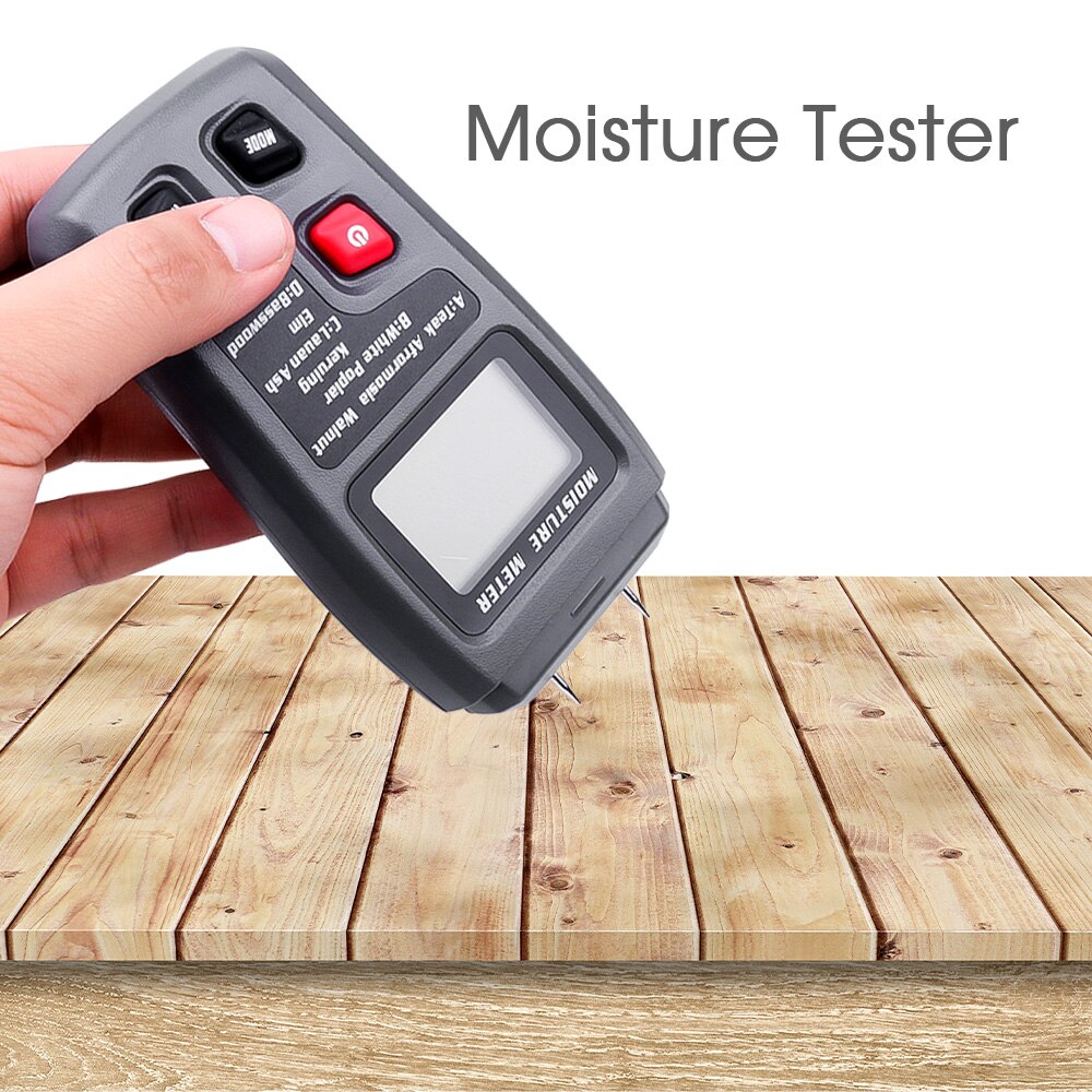 Digital Wood Water Moisture Meter Tester Tools Timber Hygrometer 0~99.9% Wood Moisture Meter