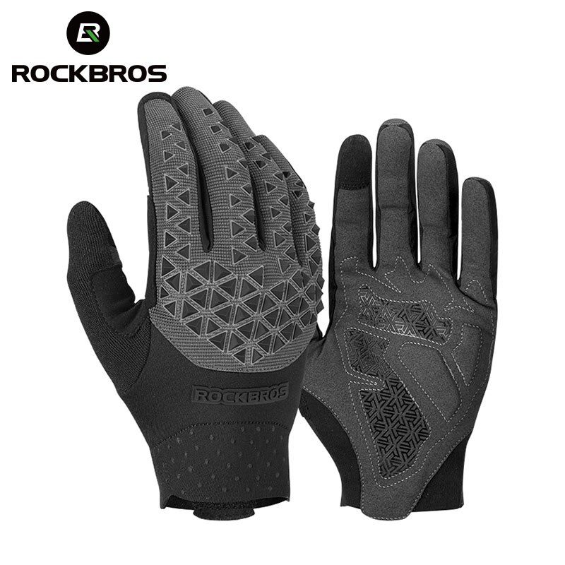 Rockbros Fietsen Handschoenen Fiets Touchscreen Handschoenen Lange Vinger Racefiets Comfortabele Fietsen Apparatuur Motobike Accessoire