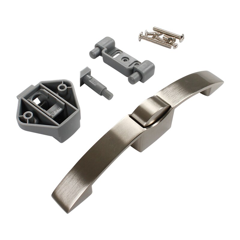 160mm gatafstand Camper Auto Push Lock RV Caravan Boot Kast Sloten Handvat Thuis Lade Klink Knop Sloten caravan Camper: Black