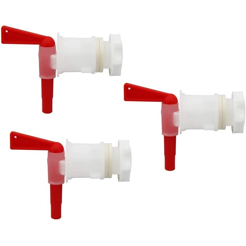 Flestap van plastic, vervangende kraan voor het afvullen van flessen voor het zelf brouwen van wijn, bierpakket  of 3