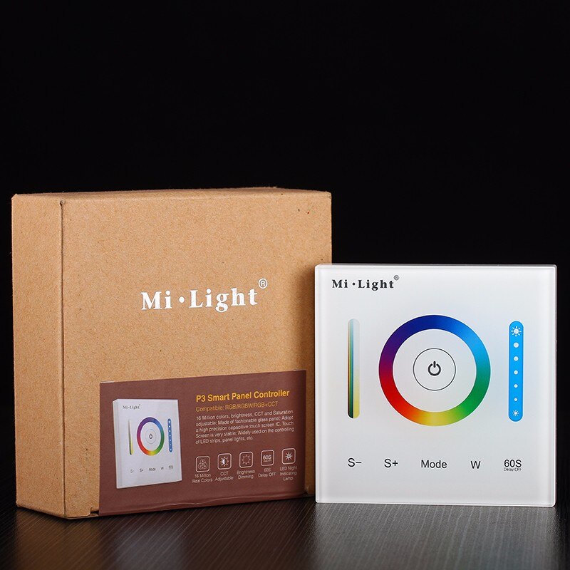 Mi light Smart Panel Led Controller RGB RGBW RGB+CCT LED Touch Switch Panel Led Dimmer for Led Strip P3