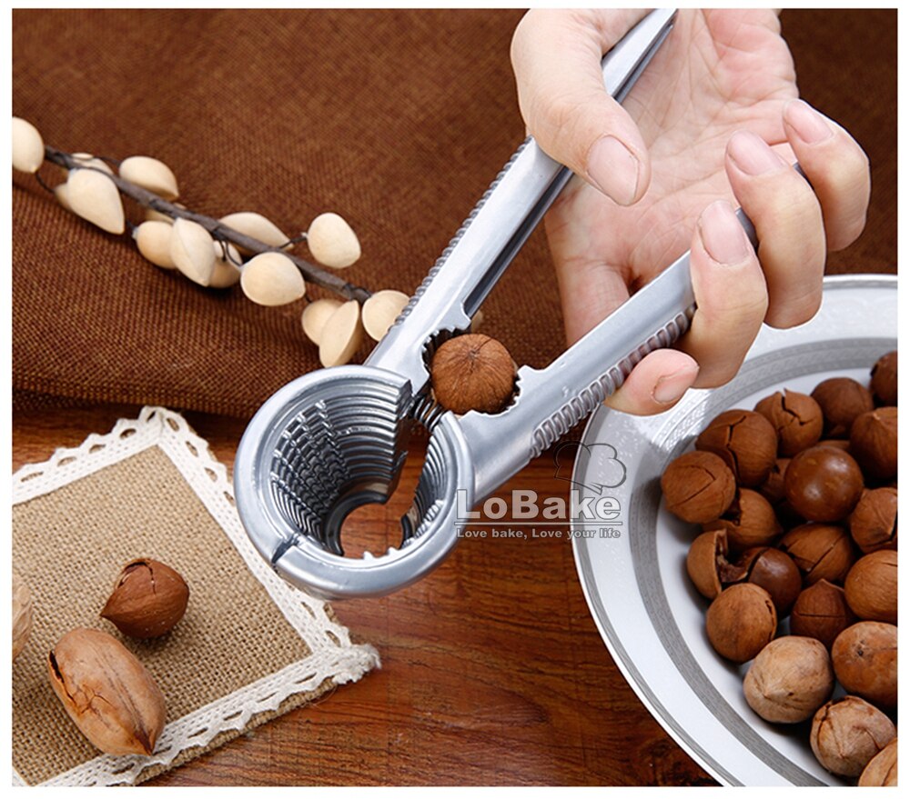 4 designs metal alloy walnut opener melon seeds nutcracker walnuts fruits pecans pine nut cracker for kitchen tools