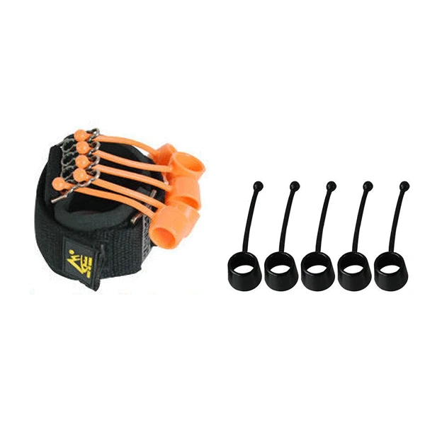 Pinça de mão portátil silicone expansor de dedo aperto de mão treinador de força de pulso exercitador de dedo faixa de resistência fitness: MULTI