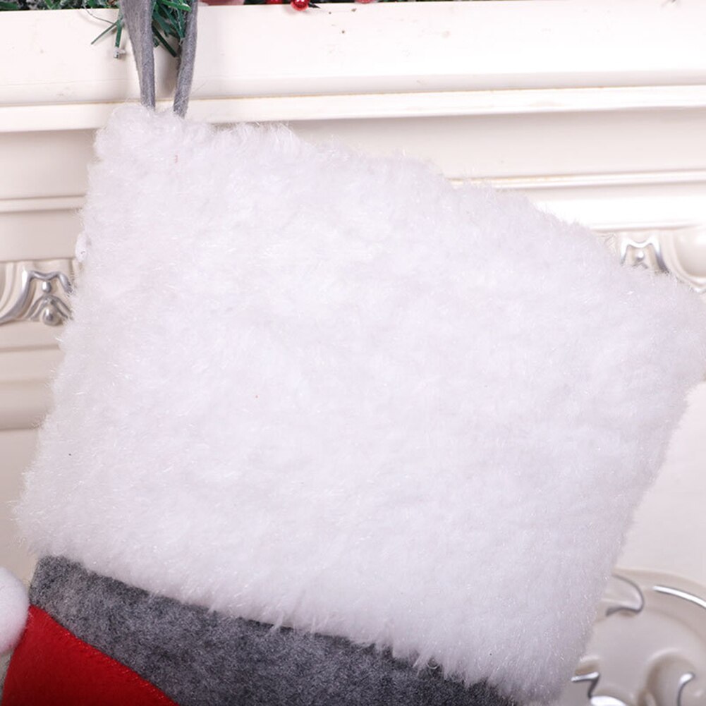 Kerst Ornamenten Grijs Kerstsok Bag Hanger Grote Party Tas Vilt Kerst Zak
