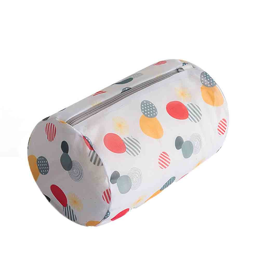Clothes Washing Machine Laundry With Zipper Nylon Bag Mesh Dedicates Clothing Travel underwear basket Dryer Washing Protect 4.9: B