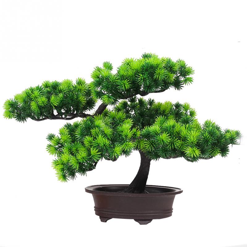 Konstgjord verklighetstrogen heminredningssimulering skönhet tall phoenix tall träd krukväxt kontor diy dekorativ bonsai festival: 1