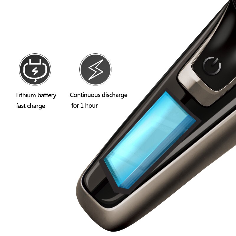 RIWA – rasoir électrique flottant 3D Rechargeable pour hommes, rasoir RA-5309 pour barbe et cheveux