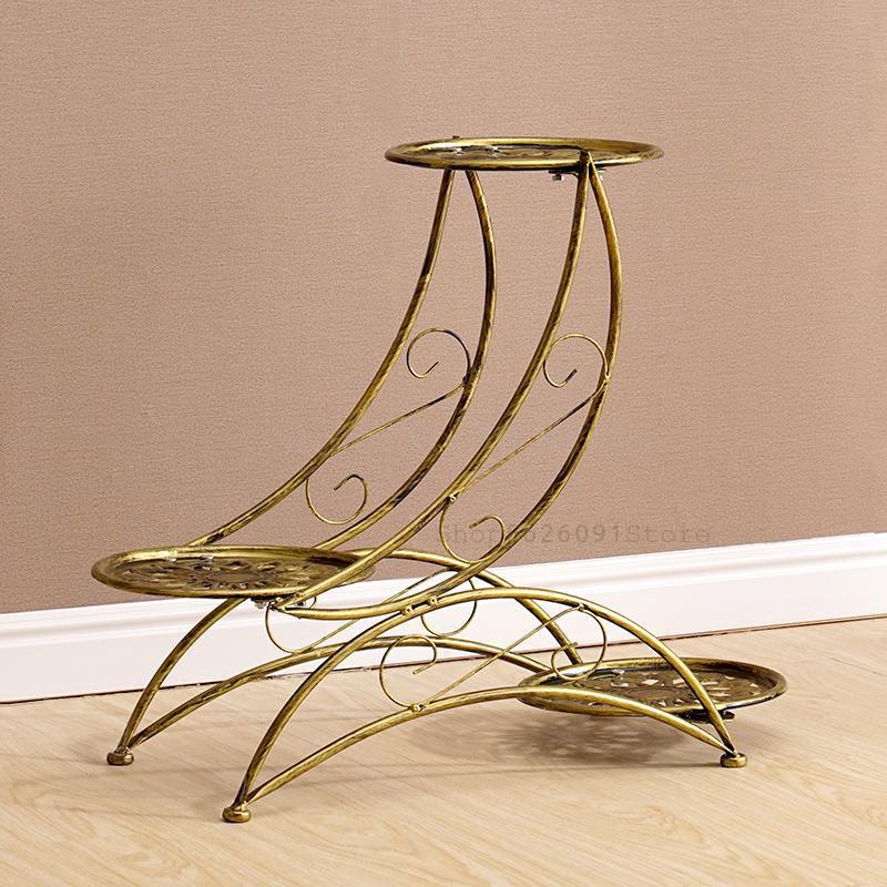 Europäischen multi-schicht beltless schmiedeeisen blume Regal Gestell Montage ecke wohnzimmer balkon einfache garten Bonsai rahmen: VIP 11
