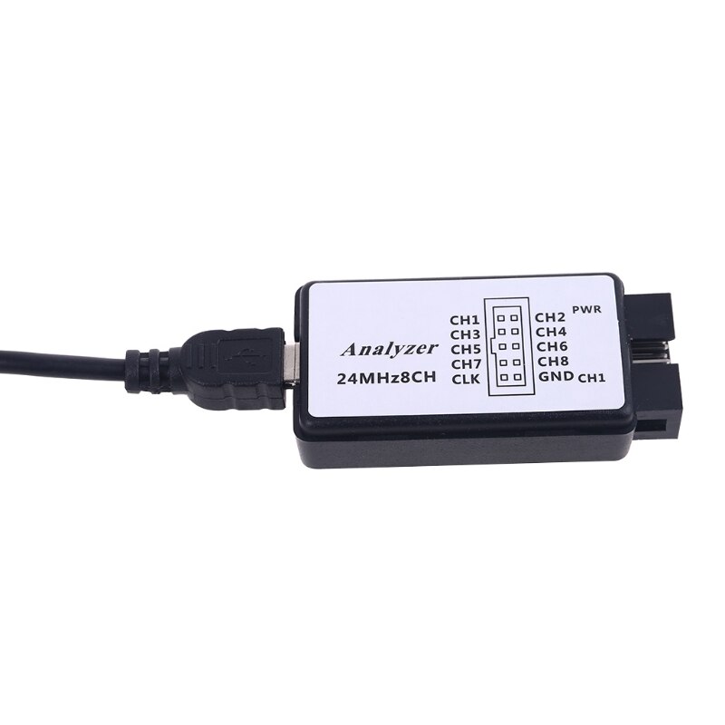 USB Logic Analyzer 24MHz 8 Channel 24M/seconds Debugger for ARM FPGA 8CH Microcontroller Debug