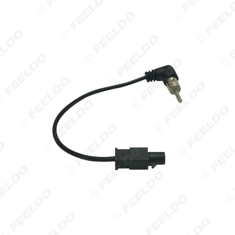 Feeldo bilradio lydinstallasjon fm/am antenneadapter for volkswagen/ford/gm/peugeot/renault stereo ledningskabel  #hq7148