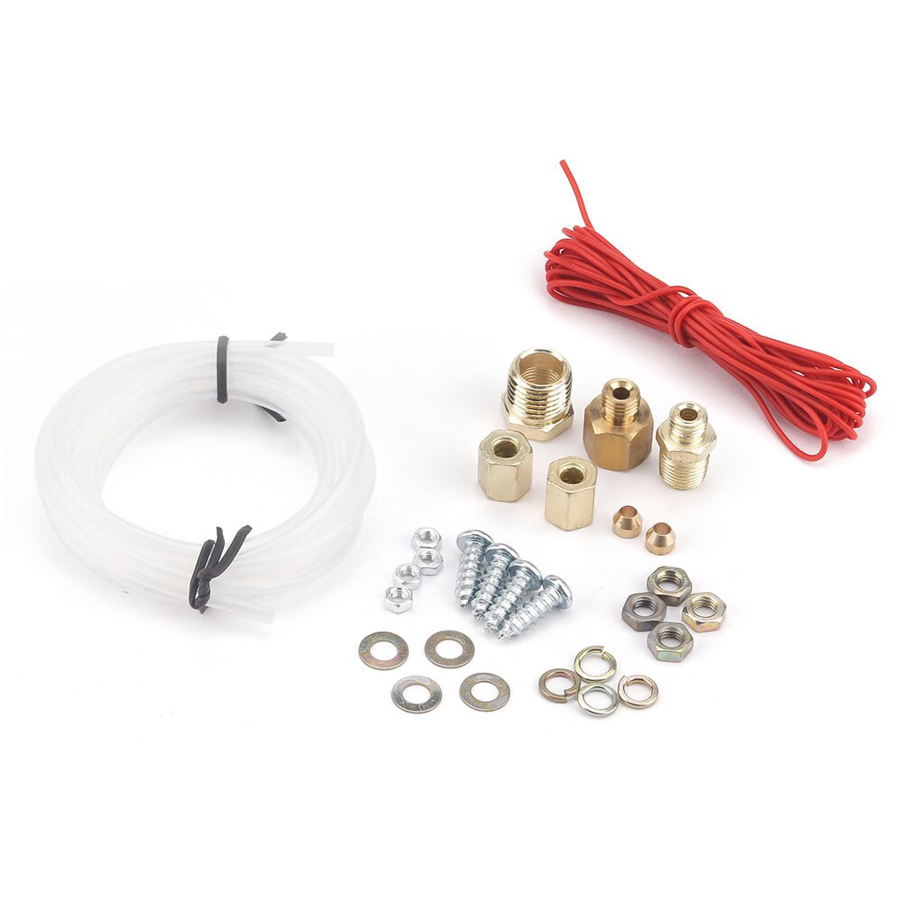 Universal Car 2'' 52mm Chrome Volt Water Temp Gauge Oil Pressure Gauge Triple 3 Gauge Set Gauges Kit Car Accessories