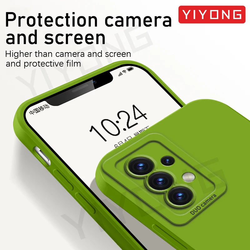 For Samsung A52 A53 Case YIYONG Original Liquid Silicone Soft Cover For Samsung Galaxy A52 s A52s A55 A54 5G A 52 53 Phone Cases