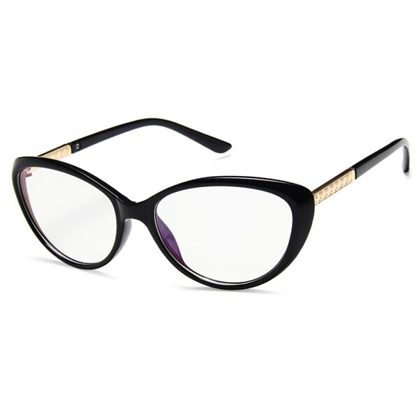 Gafas de lectura tipo ojo de gato para mujer, lentes de lectura tipo ojo de gato, ligeras, presbicia, montura de cristal, Okulary,: C01