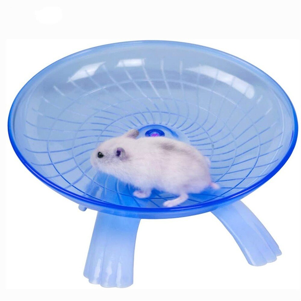 Huisdier Hamster Vliegende Schotel Oefening Eekhoorn Wiel Hamster Muis Running Disc Rat Speelgoed Kooi Kleine Dier Hamster Accessoires