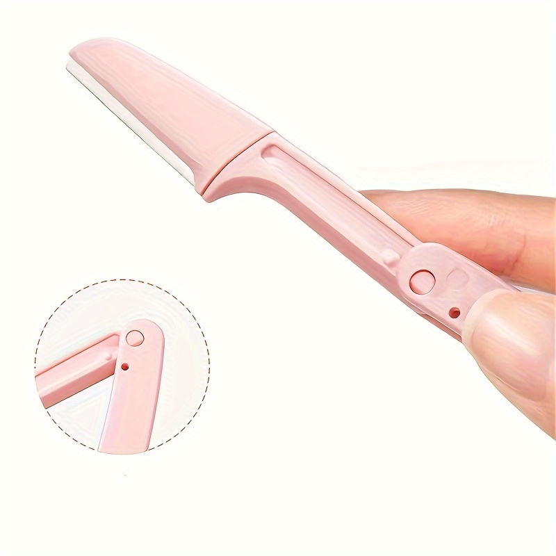 1Pc/3 Stuks Draagbare Wenkbrauw Trimmer Opvouwbare Epilator Set Gezichtsscheerapparaat Schoonheid Gereedschap Wenkbrauw Trimmer