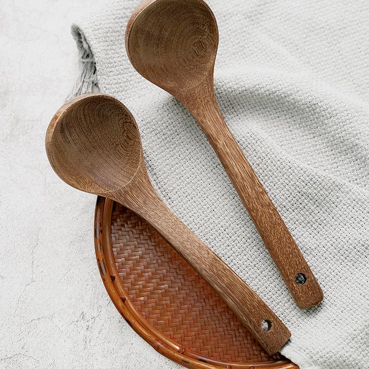 Wood Kitchenware Nonstick Wing Wood Cookware Set shovel Colander Spatula Spoon Cooking Set Kitchen Utensil