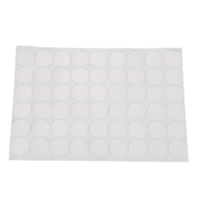 armoire placard auto-adhésif vis couvre casquettes autocollants 54 en 1 blanc