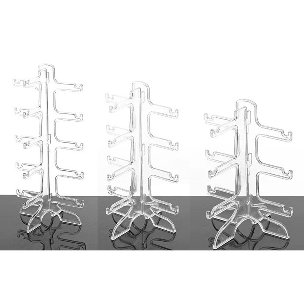 4 Layer Plastic Frame Display Stands 3 Colors Sun Glasses Eyeglasses Plastic Eyewear Counter Showing Stand Holder Rack