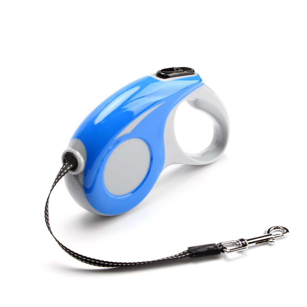 Reflective Retractable Dog Leash For Small Medium Dog No Tangle Nylon Ribbon Retractable Dog Leash for Puppy Dog Supplies: Blue / 3M