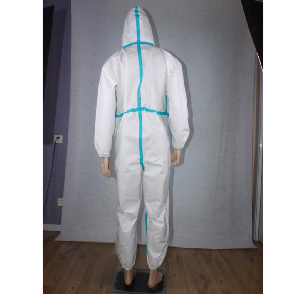 Disposable Overalls Protective Clothing Work Jumpsuit Hooded Anti-Static Antibacterial Coverall Work Clothes welding supplies