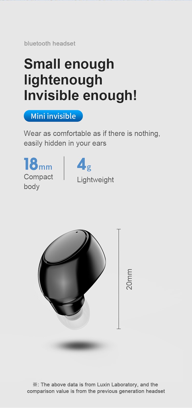 Mini Draadloze Bluetooth 5.0 Oortelefoon In Ear Sport Met Microfoon Handsfree Headset Oordopjes Voor Alle Telefoon Voor Samsung Huawei Oortelefoon