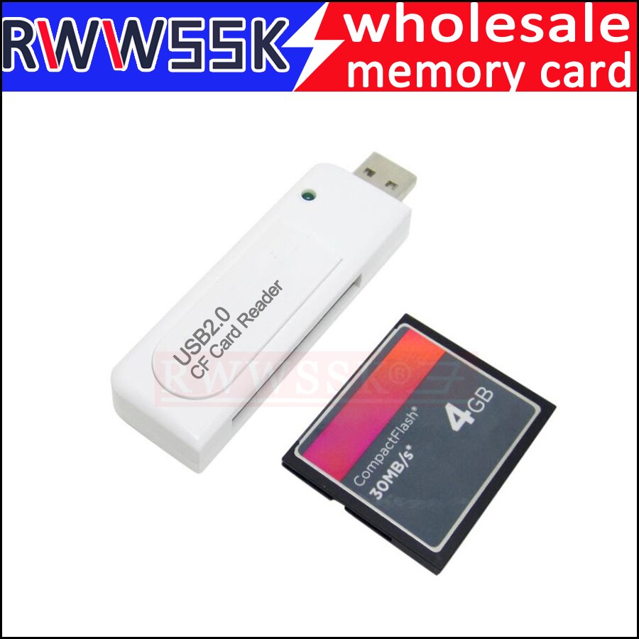 LED high speed CF Card reader Compact Flash USB 2.0 Card Reader for Machine tool PC Computer laptop CNC reader adapter