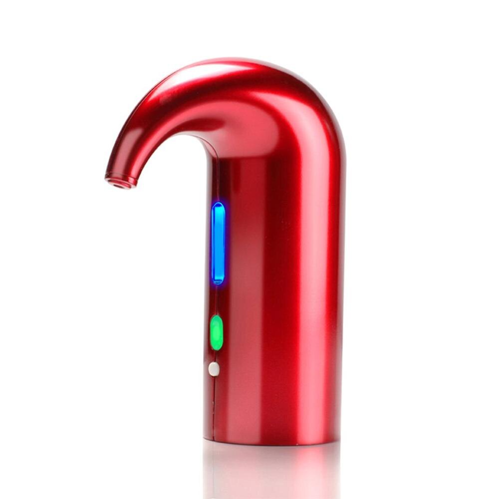 Portable electric wine pourer Smart Wine Decanter Automatic Red Wine Pourer Aerator Decant Bar Accessorier Dispenser Wine Tools: Red