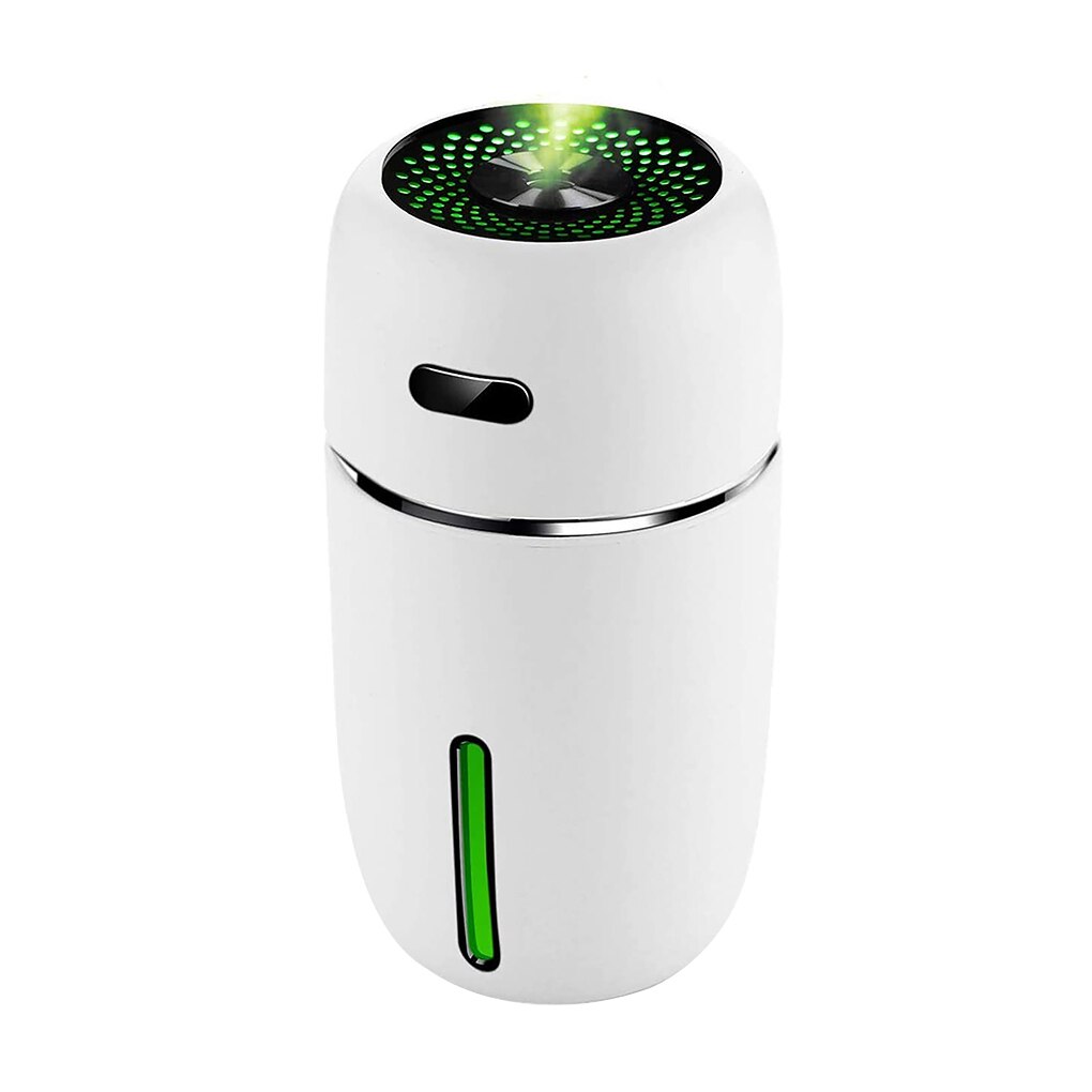 mini nawilżacz powietrza USB 200ml rozpylacz zapachów z USB zmiana doprowadziło parownik powietrza automatyczny samochód kluczowy olej dyfuzor robić aromaterapii: biały