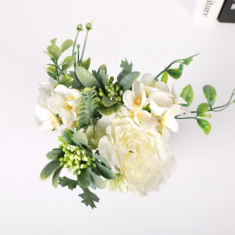 1 pieces Flower head diameter 9.5cm Artificial bouquet Home decoration accessories Wedding Year Candy box Flower arrangement: 1