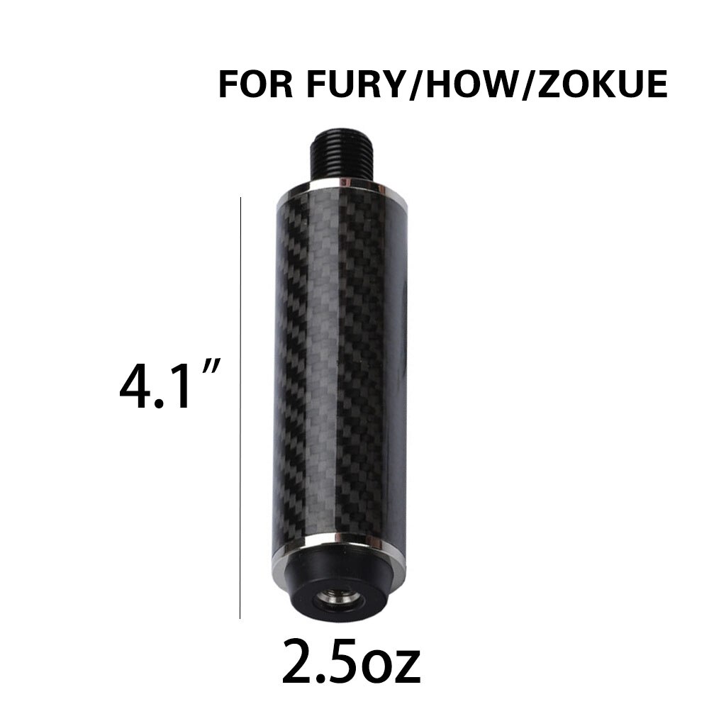 Carbon Fiber Billiard Pool Cue Extension Bumper Extender Extension for PREDATOR MEZZ ZOKUE HOW FURY Billiard Accessories: 4.1 for Zokue