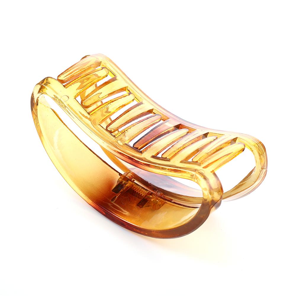Zwart Grote Haar Claws Hoofddeksels Grote Haar Clip Krab Accessoires Acryl Haarspeld Paardenstaart Houder Klemmen Voor Vrouwen Douche Baden