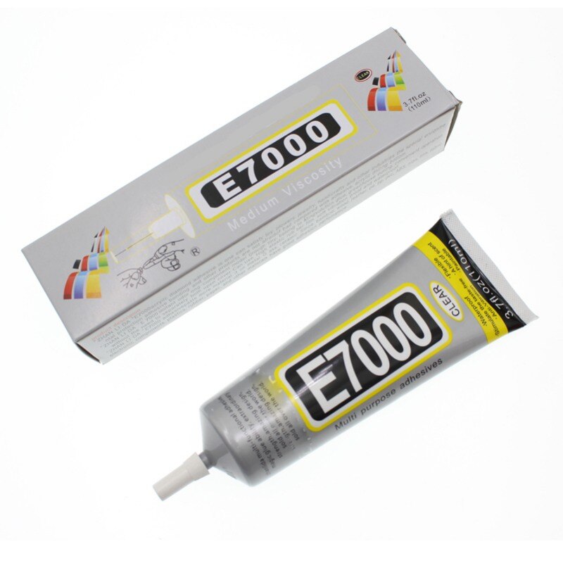 110mL E7000 pegamento de alta intensidad claro DIY manualidades joyería zapatos vidrio pantalla adhesiva hogar herramientas