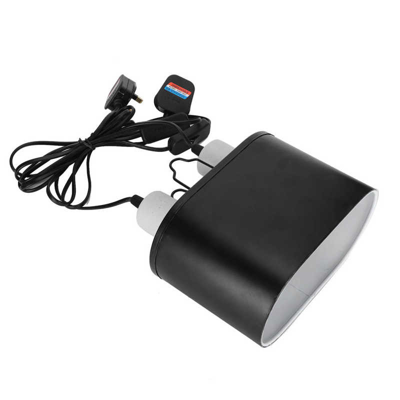 Lighting Lamp Set Reptile Pet Double Light Lighting Temperature Control Lamp Red Light 100W White Light 50W Emitter: Default Title