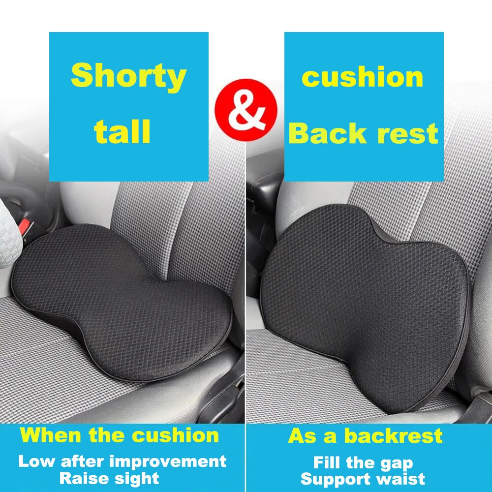 Memory Foam Zitkussen Lendensteun Kussen Ergonomische Stoel Ademend Mesh Auto/Kantoor/Computer Stoel/rolstoel