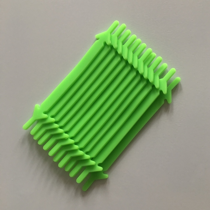 Lacets plats et élastiques en Silicone pour baskets, 12 pièces/lot, système de laçage rapide, 11 couleurs, F084: green