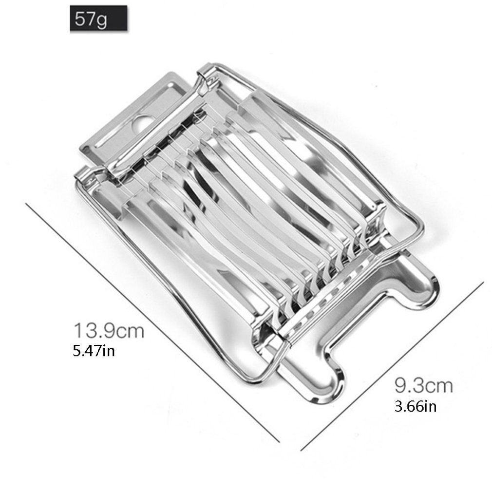 Home Kitchen Egg Cutter Stainless Steel Boiled Egg Slicer Section Cutter Wire Egg Slicer Kitchen Tools