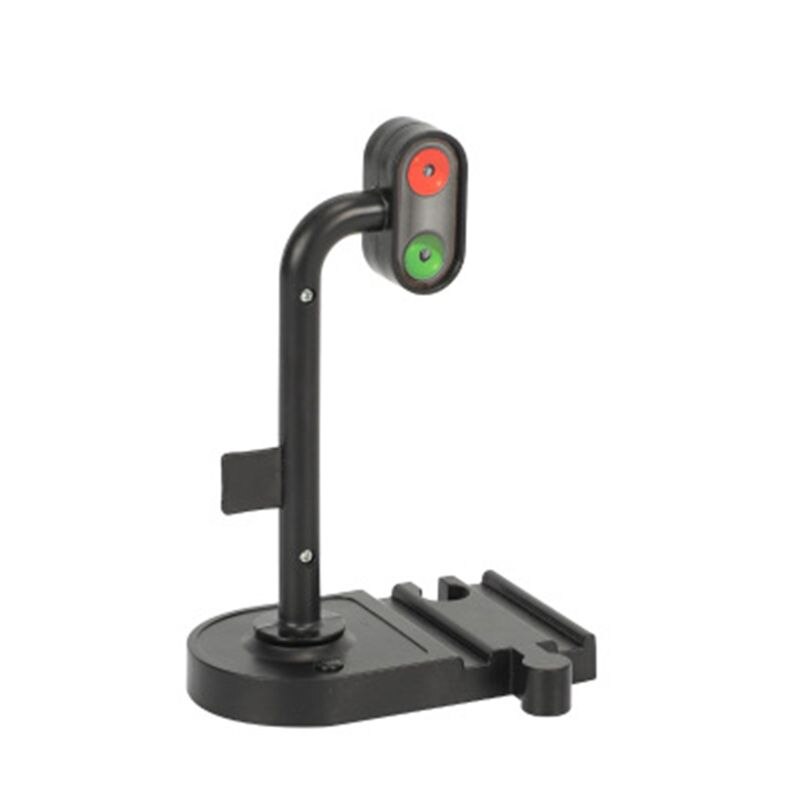 Scène Rail Transit Verkeerslichten Signaal Licht Accessoires Houten Track