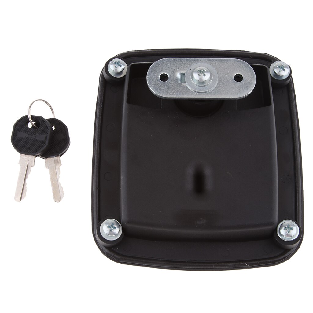 Square Black Plastic Flush Slam Latch Hatch For Boat Caravan