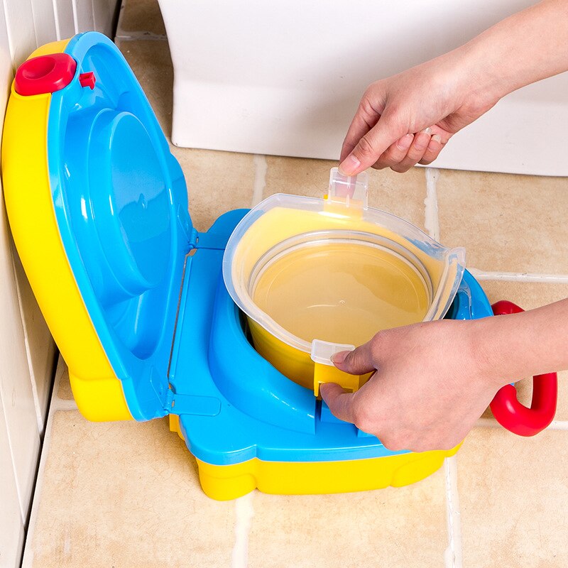 Baby Wc Leuke Draagbare Reizen Kinderpotje Auto Squatty Potje Kind Pot Training Meisjes Jongen Potje Kids Toiletbril Kinderen 'S Pot