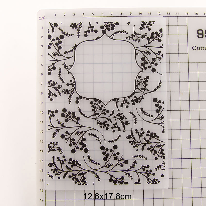Carpeta con relieve de hojas y cuentas de perlas, suministros para fabricación de tarjetas, álbum, papel de boda, manualidades, decoración
