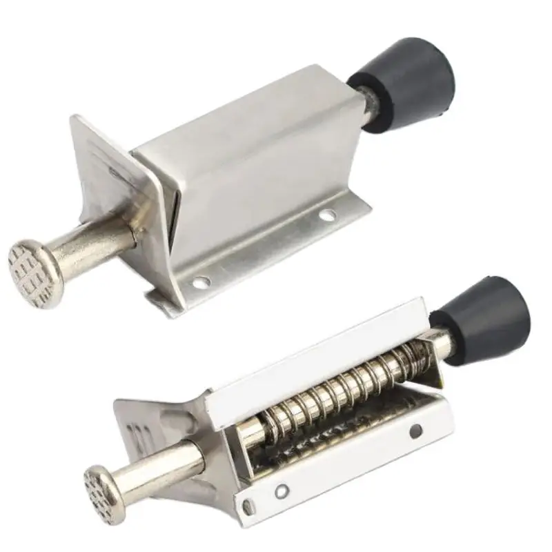 Kickdown Door Stopper Stainless Steel Spring Loaded Foot Pedal Door Stops Holder Heavy Duty Door Locks Holder 140mm deurstopper