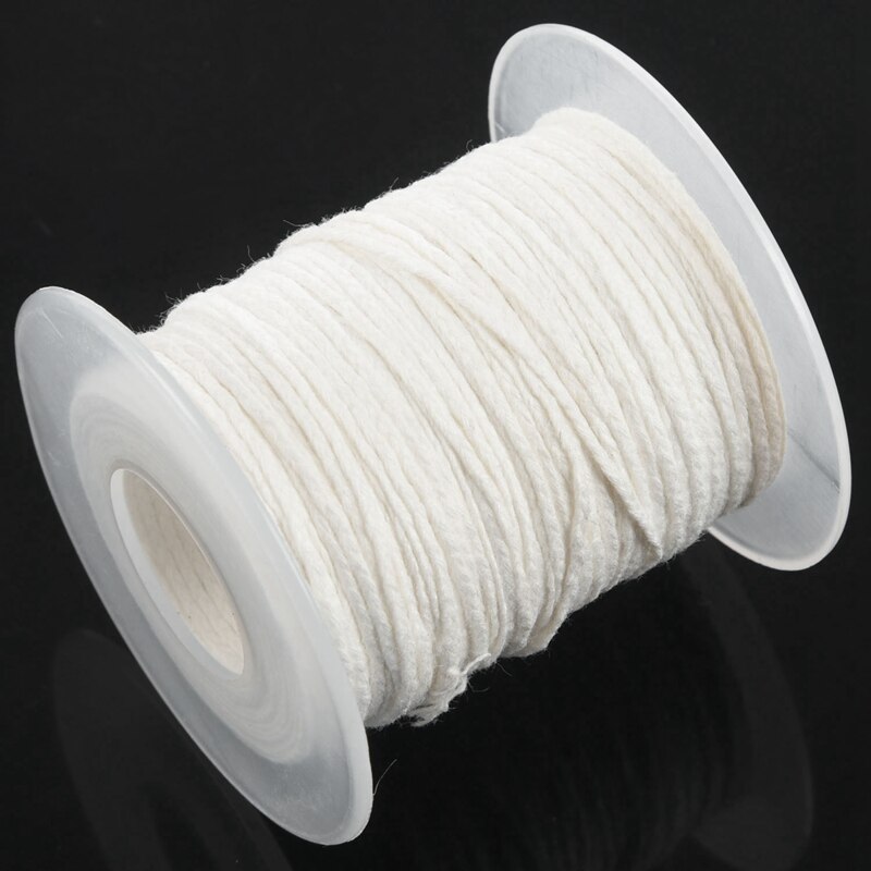 Candle wick, flat wick, round wick, lamp wick, coil - 61 M, for the production of candles