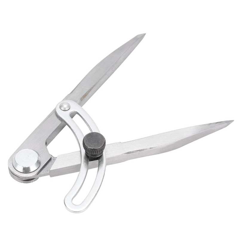 Steel Wing Divider Pencil Marking Compass Circle Maker Adjustable Scriber Craftsman 125mm