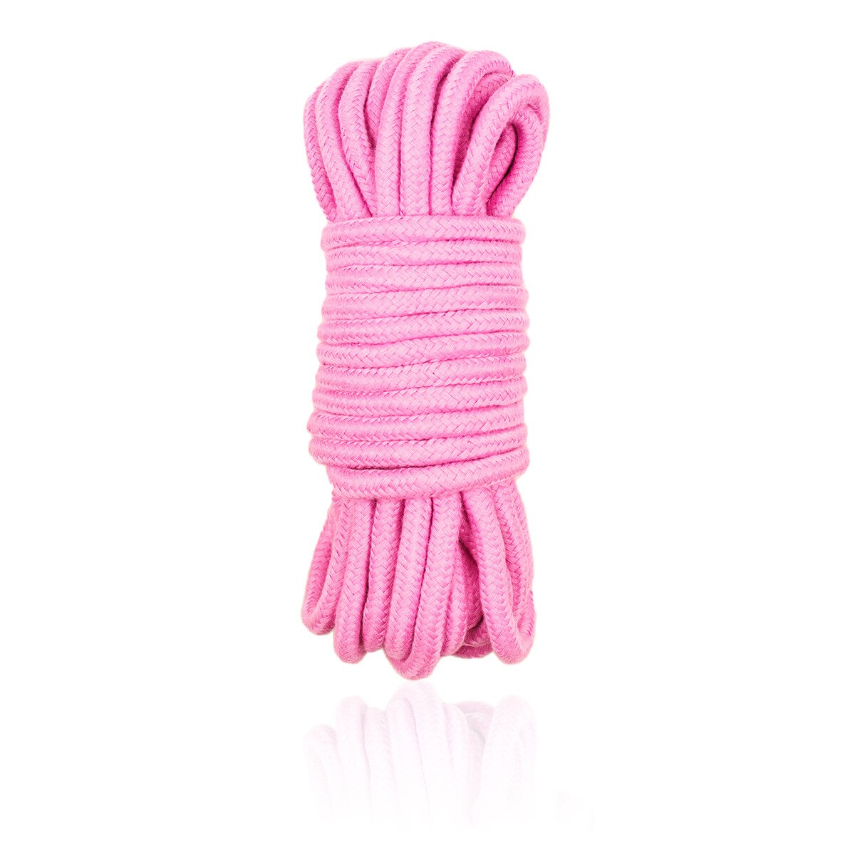 Cuerda de algodón de 2 piezas, 5m-10m 8mm, cordón de atado suave fuerte multiusos para acampar, jardinería, canoa, artesanía: 5m / Pink