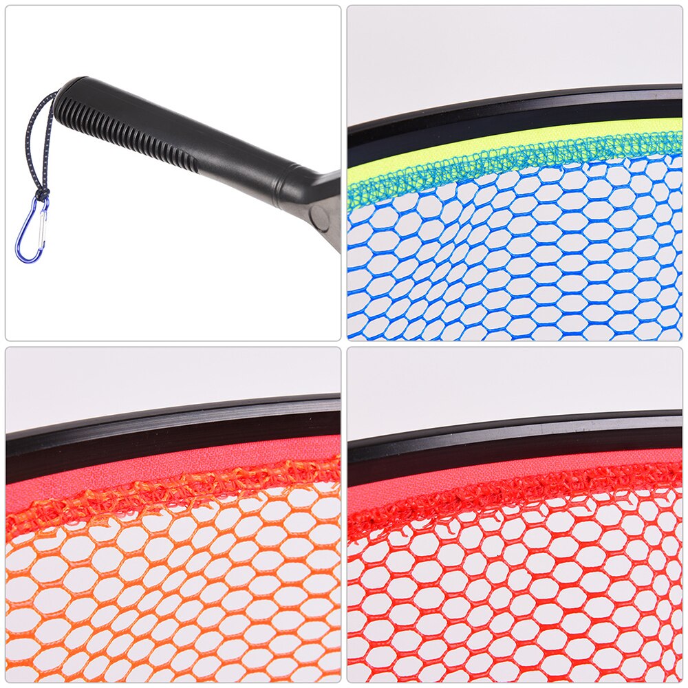Lightweight Fish Landing Net Fly Fishing Fish Saver Knotless Nylon Mesh Trout Hand Net
