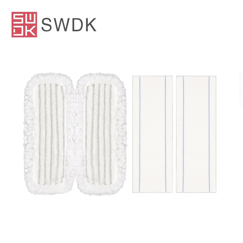 Originele XIAOMI MIJIA SWDK D260 Elektrische Mop Doeken Deel Pack Dweilen Onderdelen badstof doek * 1 Een tijd doek * 5